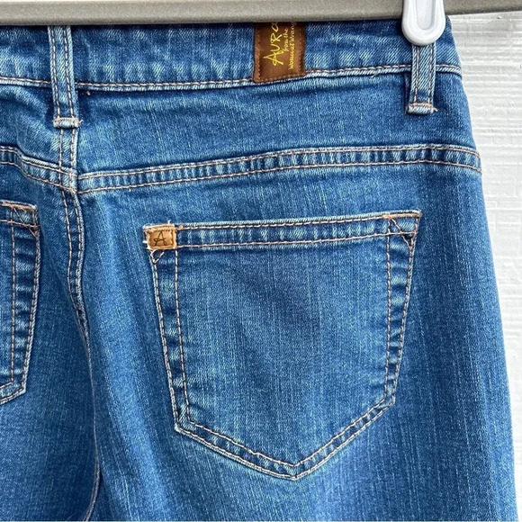 Women’s Aura by Wrangler Low Rise Bootcut Medium Wash Riding Jeans / 4P Tall - Picture 4 of 9